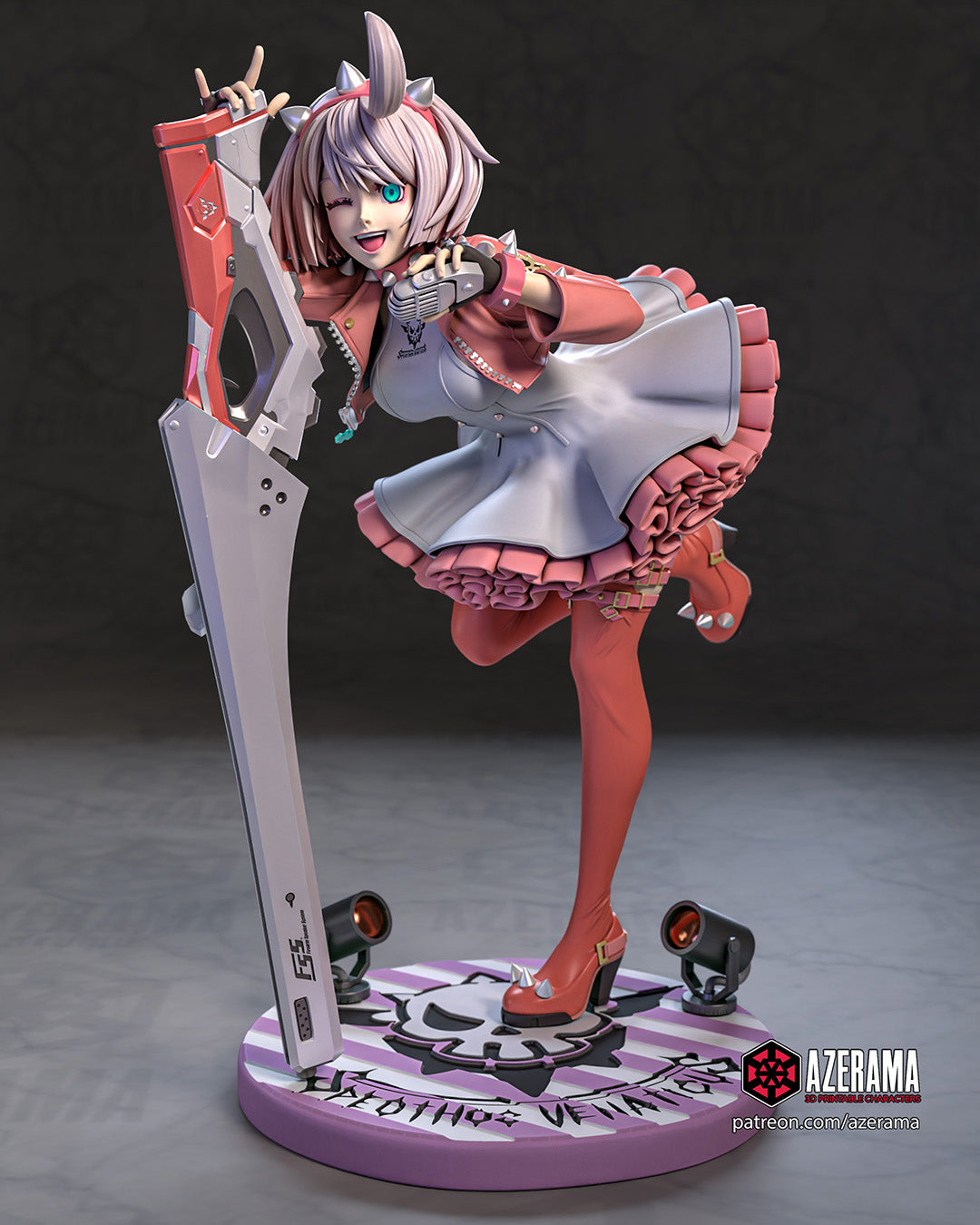 Elphelt (Guilty Gear) resin figure by Azerama — studio render 2