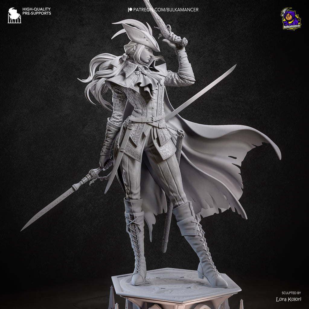 Lady Maria (Bloodborne) resin figure by Bulkamancer — studio render 22