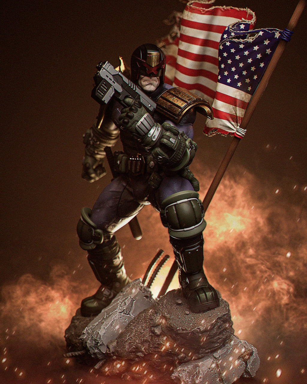 Judge Dredd — studio render 5
