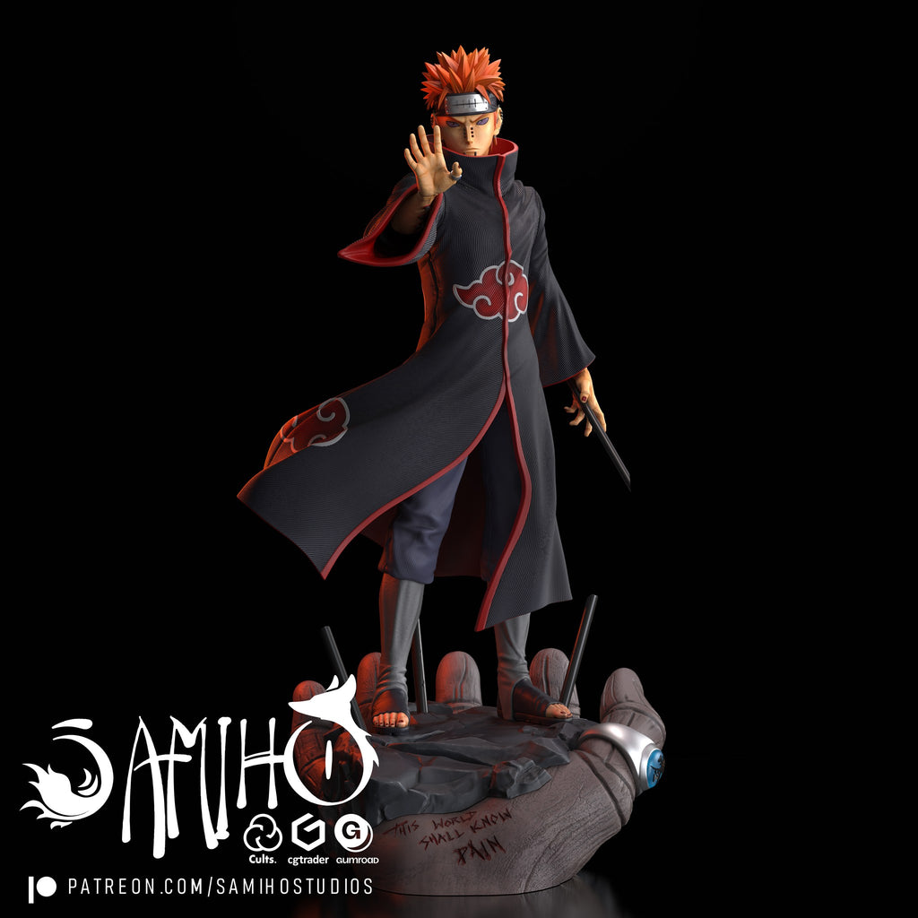Pain Naruto resin figure by Samiho Studios — studio preview
