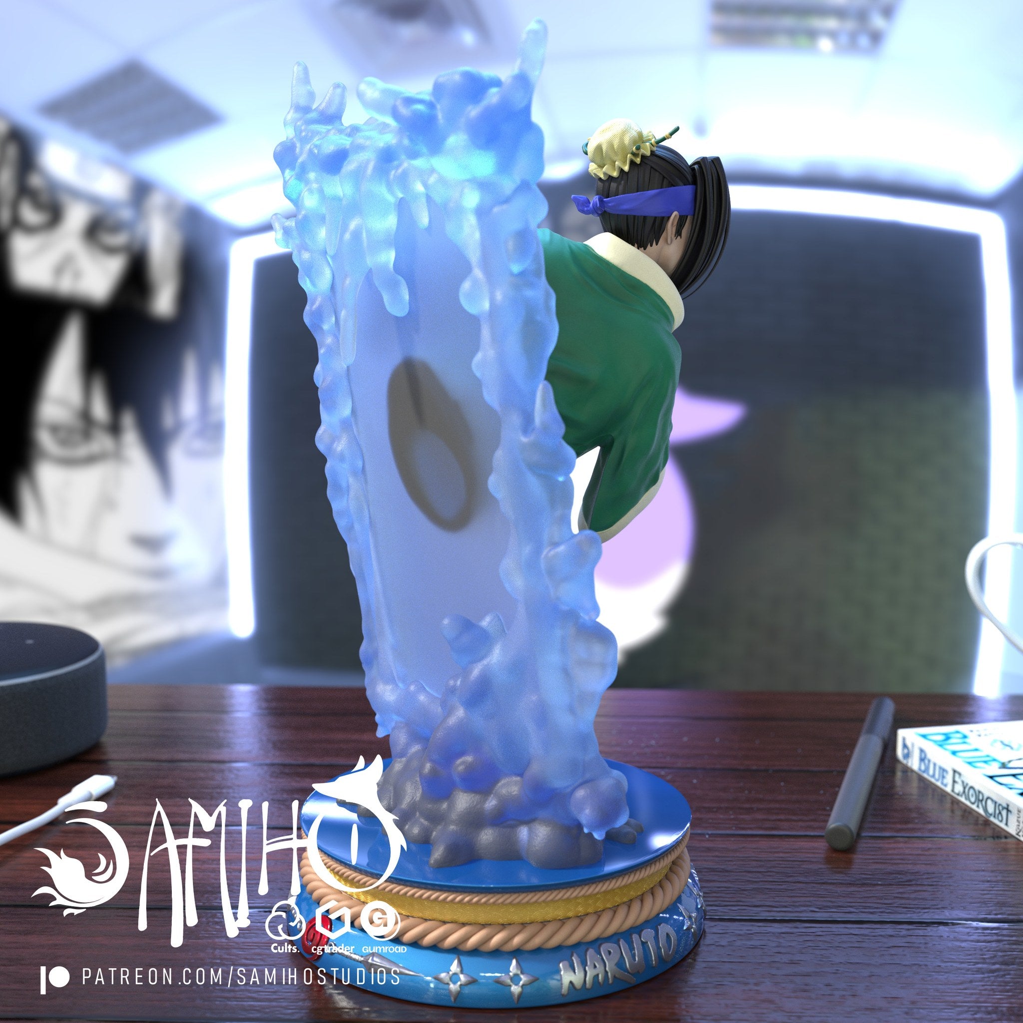 haku naruto samiho studios crystal mirror
