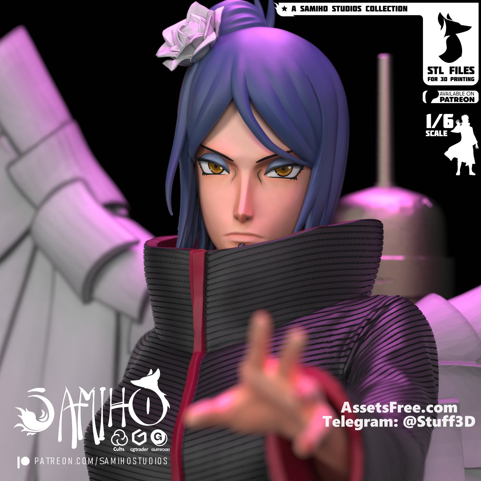 konan naruto samiho studios