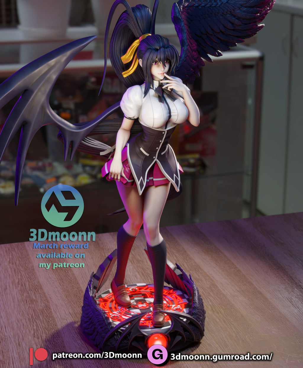 Akeno Himejima — studio render 8