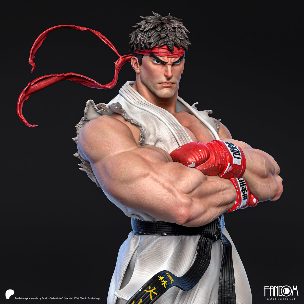 ryu street fighter fandom 3d print model stl