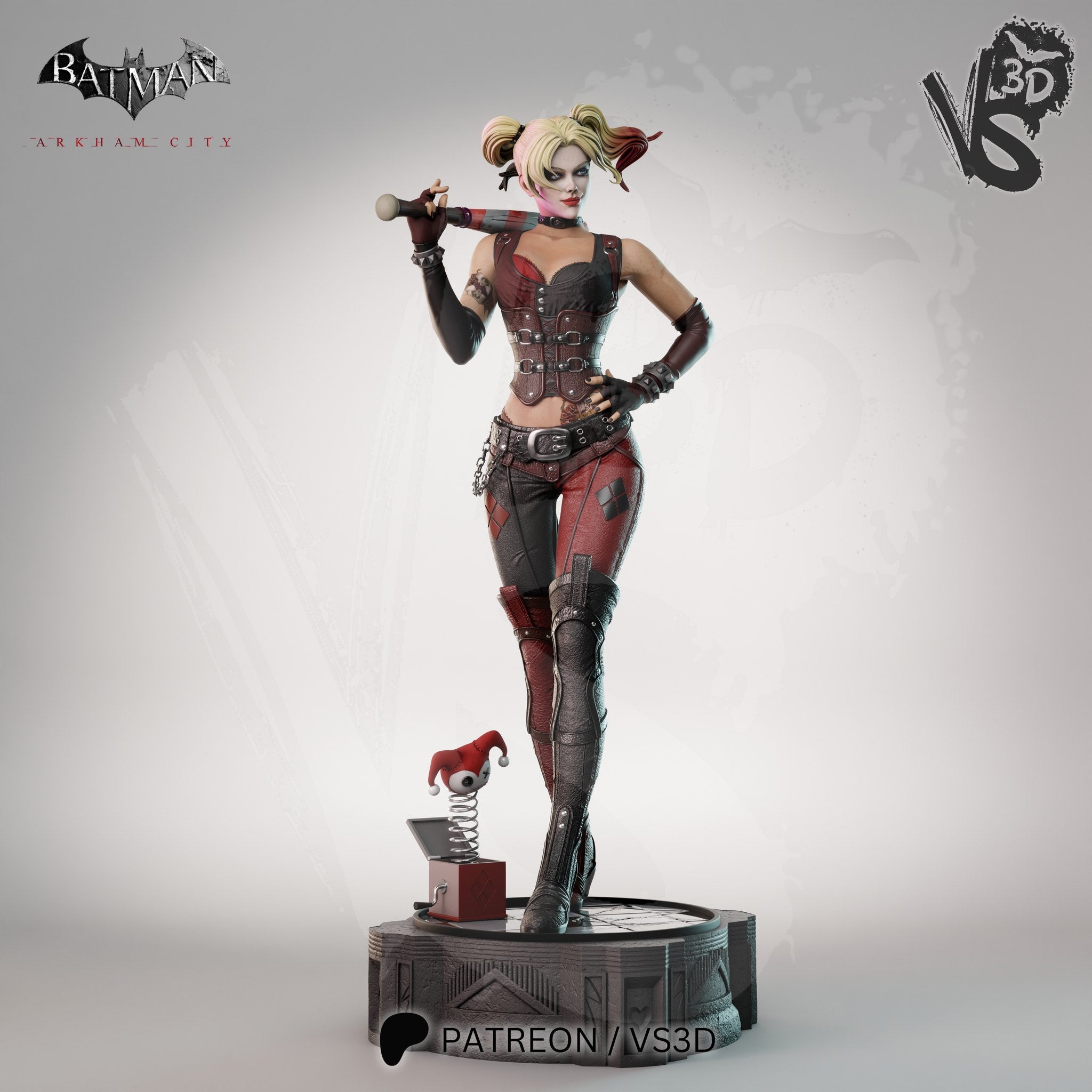 harley quinn dc vs3d arkham