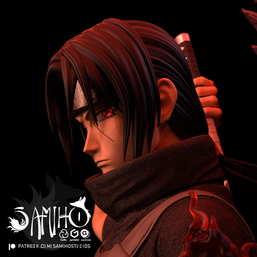 itachi uchiha naruto samiho studios anbu