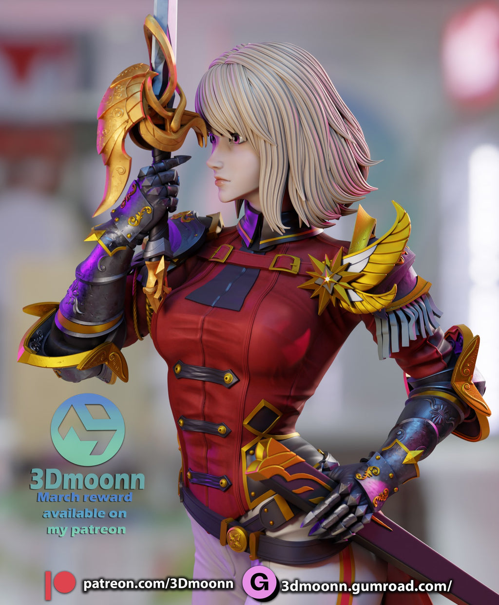 cha hae in solo leveling 3dmoonn