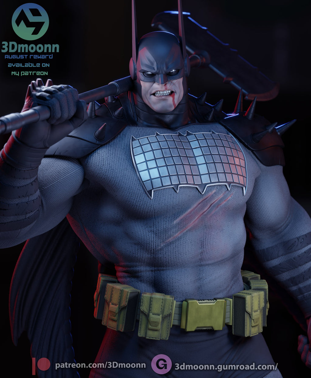 batman dc 3dmoonnabsolute