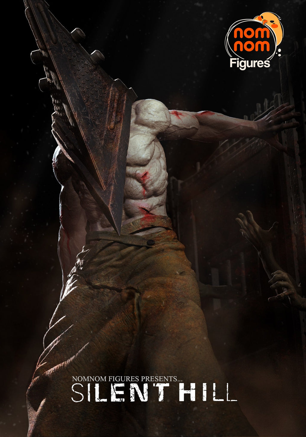 Pyramid Head Silent Hill resin figure by NomNom Figures — studio preview 1