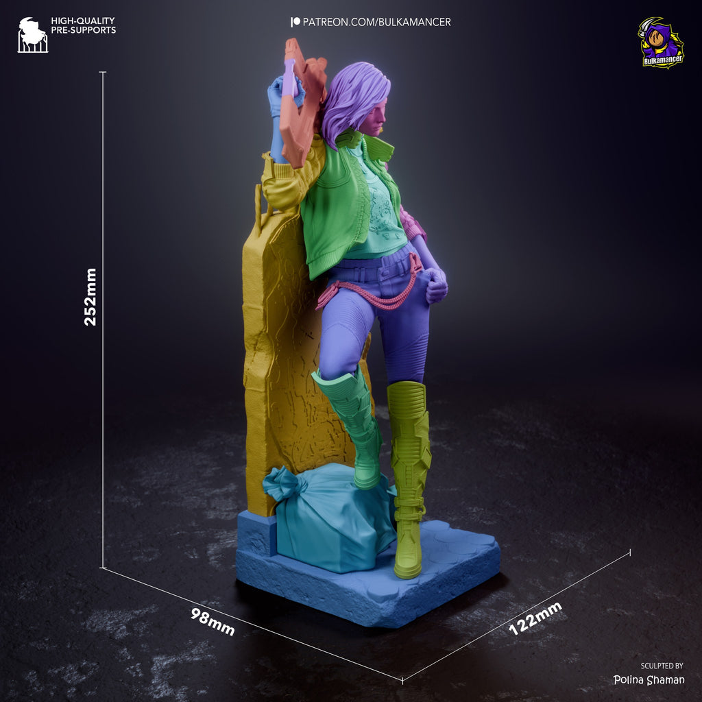 V (Valerie) (Cyberpunk 2077) resin figure by Bulkamancer — studio render 9