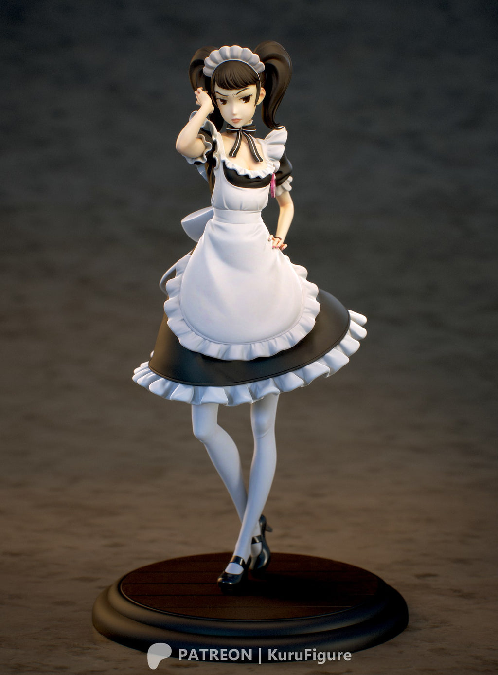Sadayo Kawakami (Persona 5) resin figure by Kuru Figures — studio render 2
