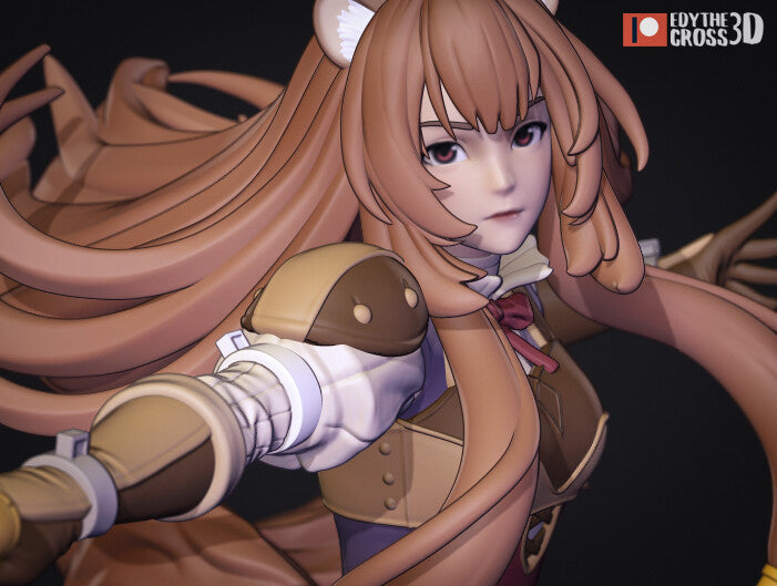 Raphtalia Rising of the Shield Hero resin figure by NomNom Figures — studio preview 1