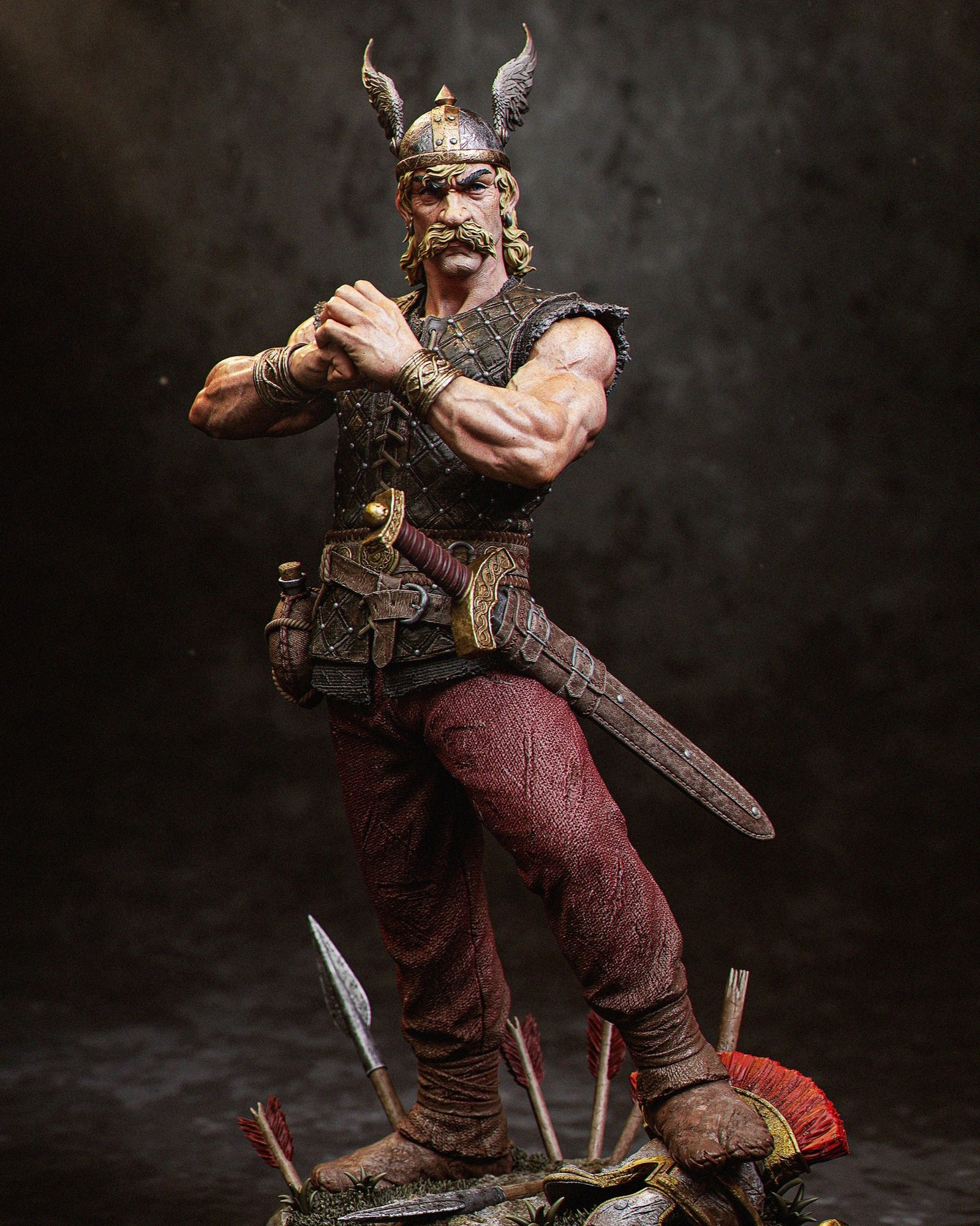 Asterix resin figure by CA 3D Studios — studio preview 1