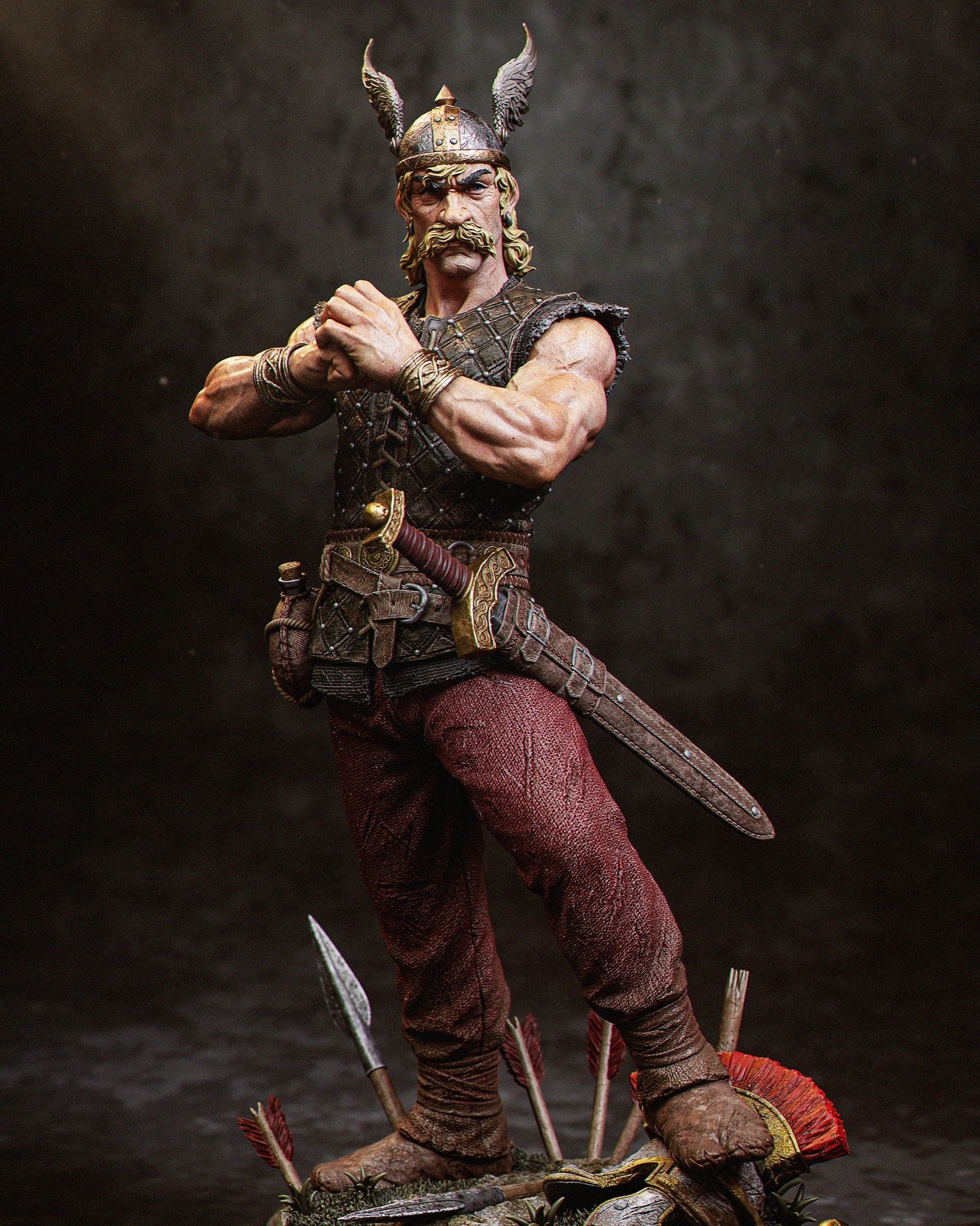 Asterix resin figure by CA 3D Studios — studio preview 1