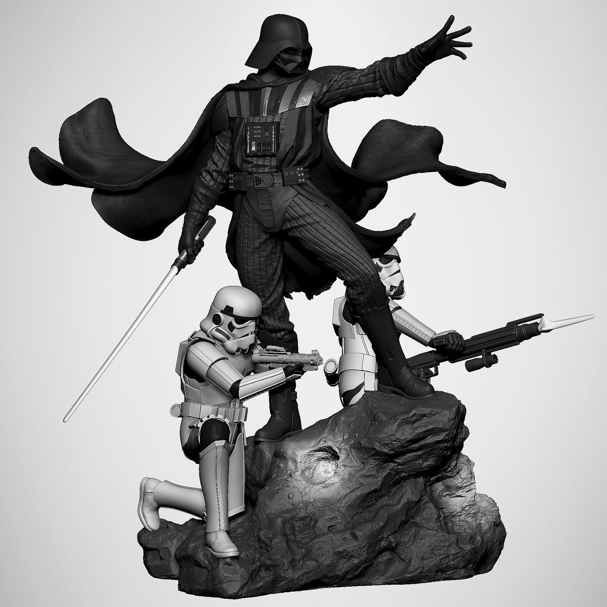 Darth Vader — studio render 6