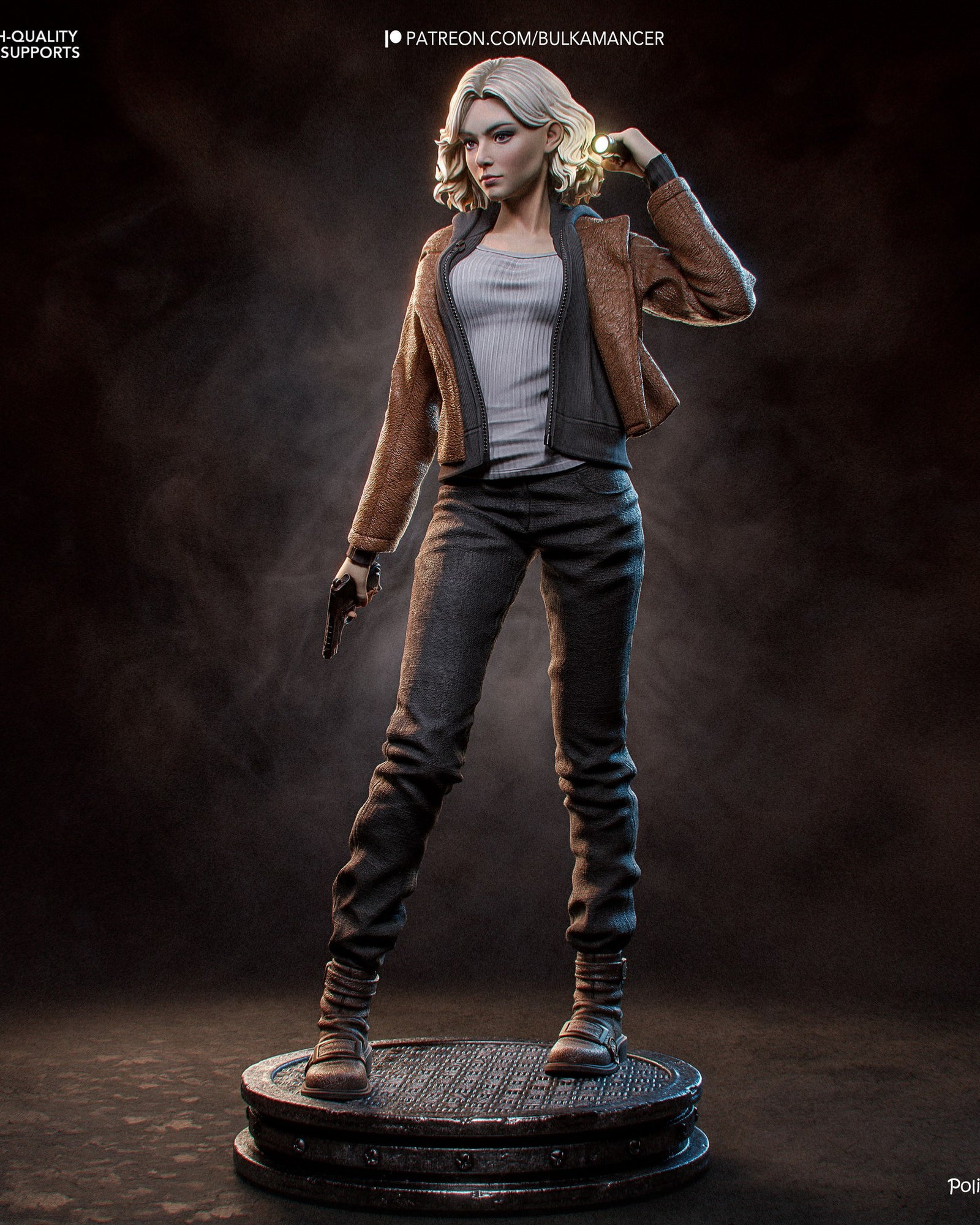 Grace Ashcroft (Resident Evil) resin figure by Bulkamancer — studio render 5