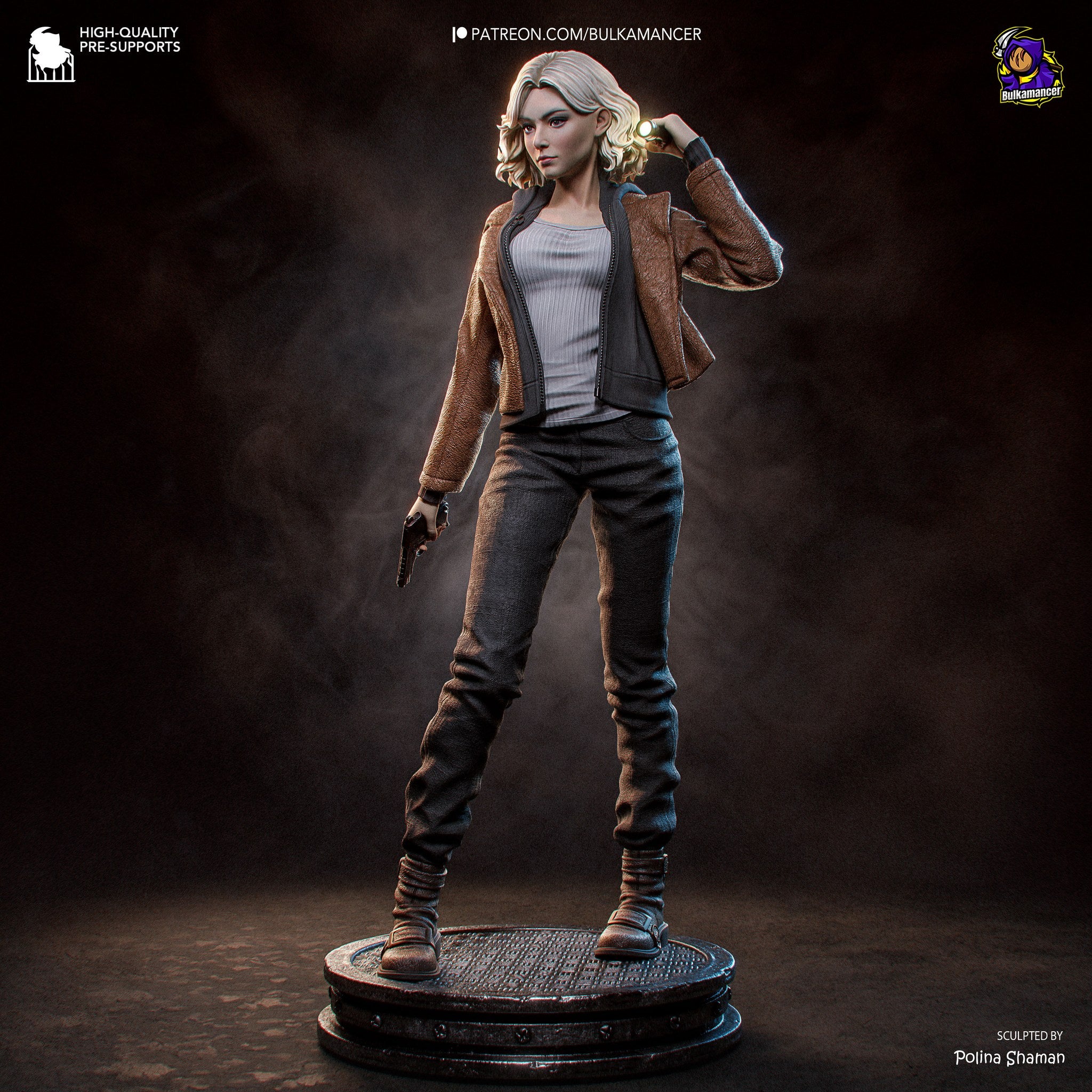 Grace Ashcroft (Resident Evil) resin figure by Bulkamancer — studio render 5