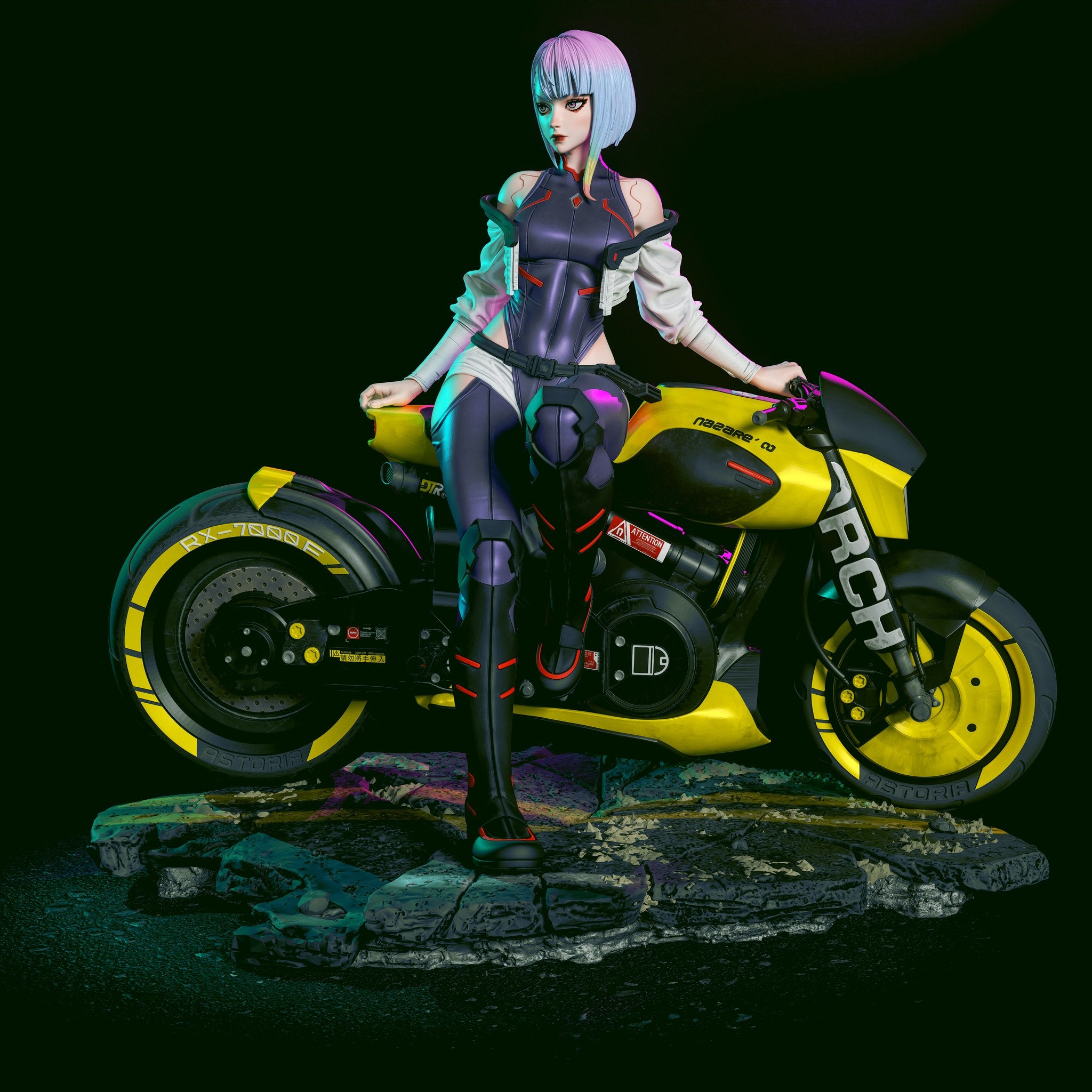 Lucy Kushinada — studio render 8