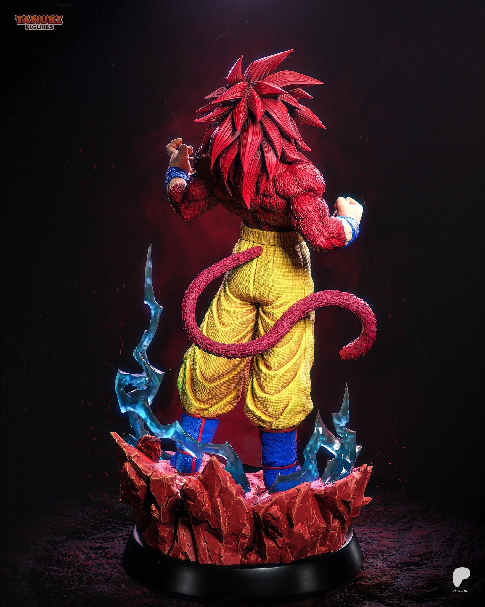 Goku (Dragon Ball) resin figure by Tanuki Figures — studio render 4