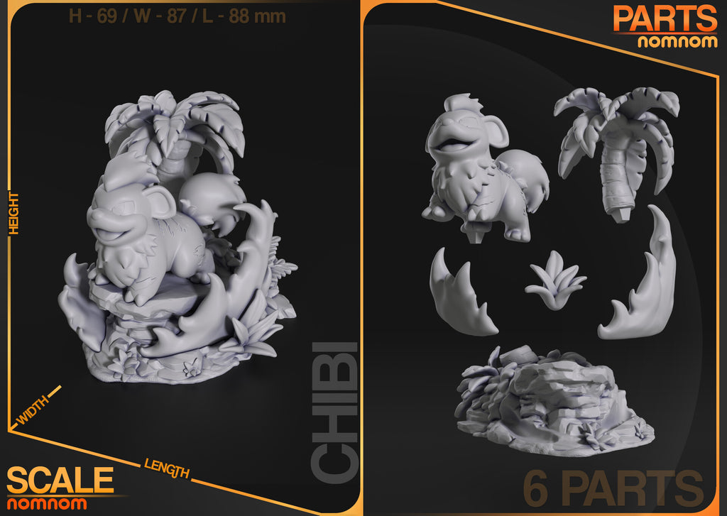 Growlithe — studio render 6