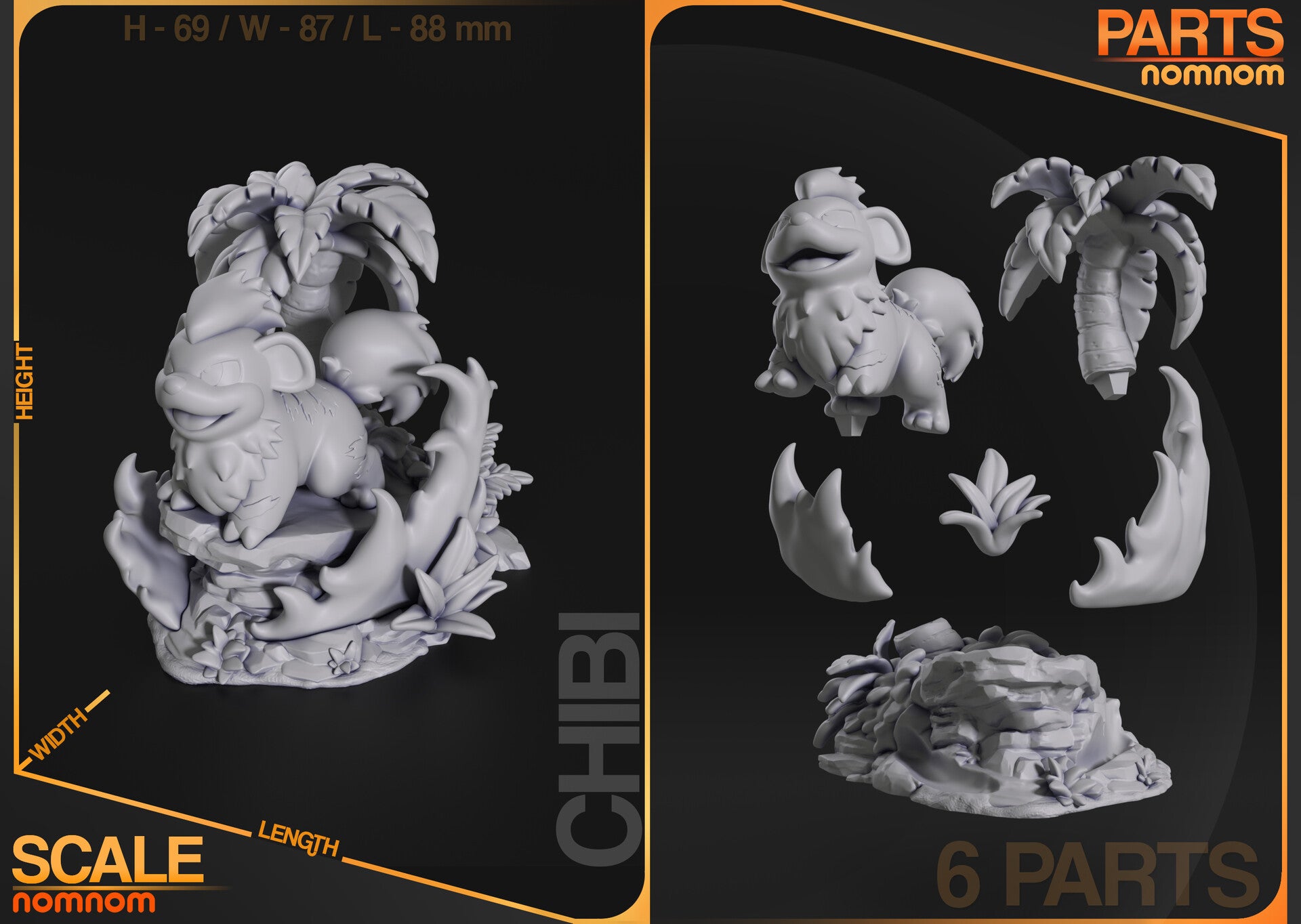 Growlithe — studio render 6