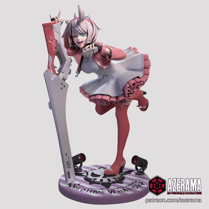 Elphelt (Guilty Gear) resin figure by Azerama — studio render 1