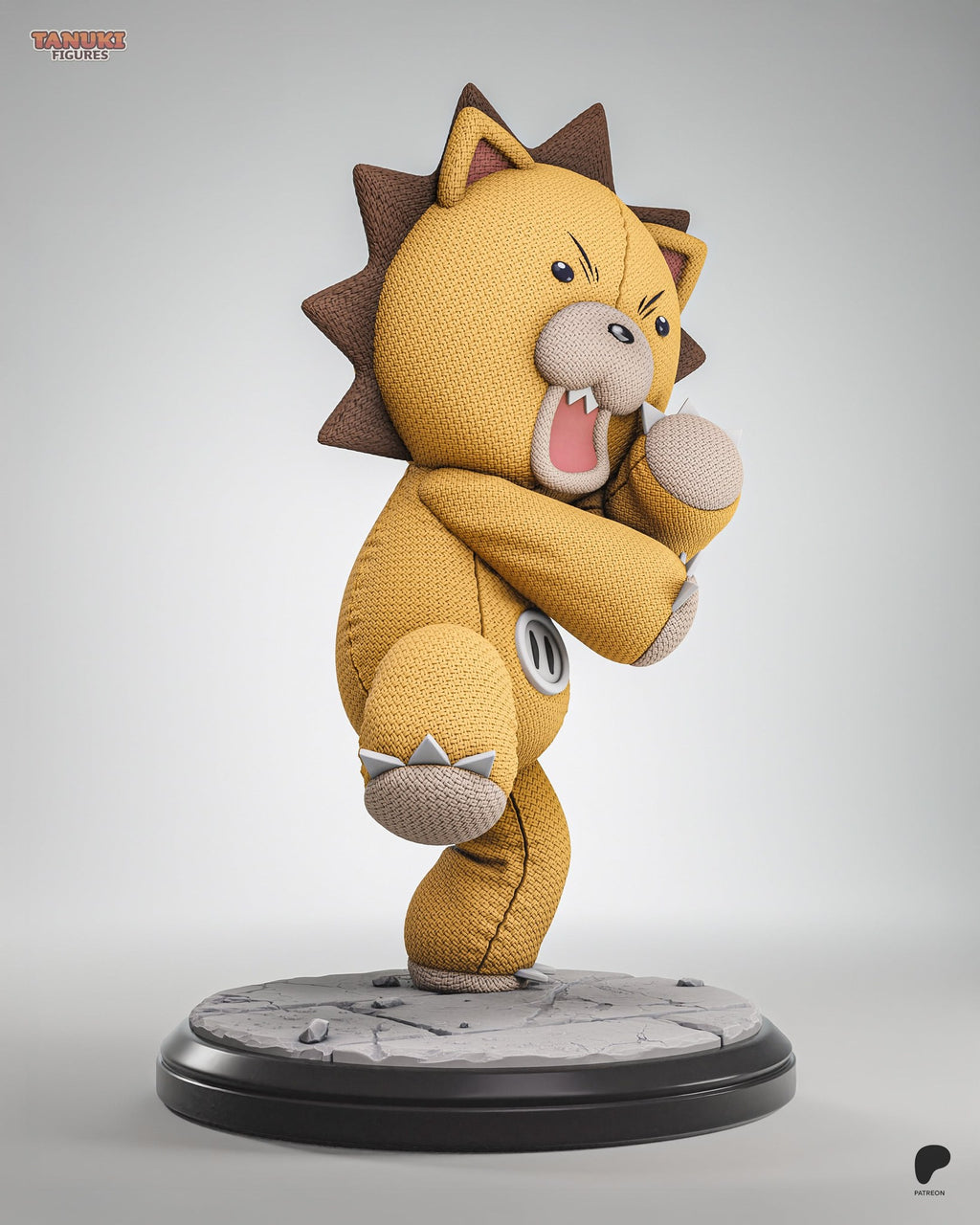 Kon (Bleach) resin figure by Tanuki Figures — studio render 4