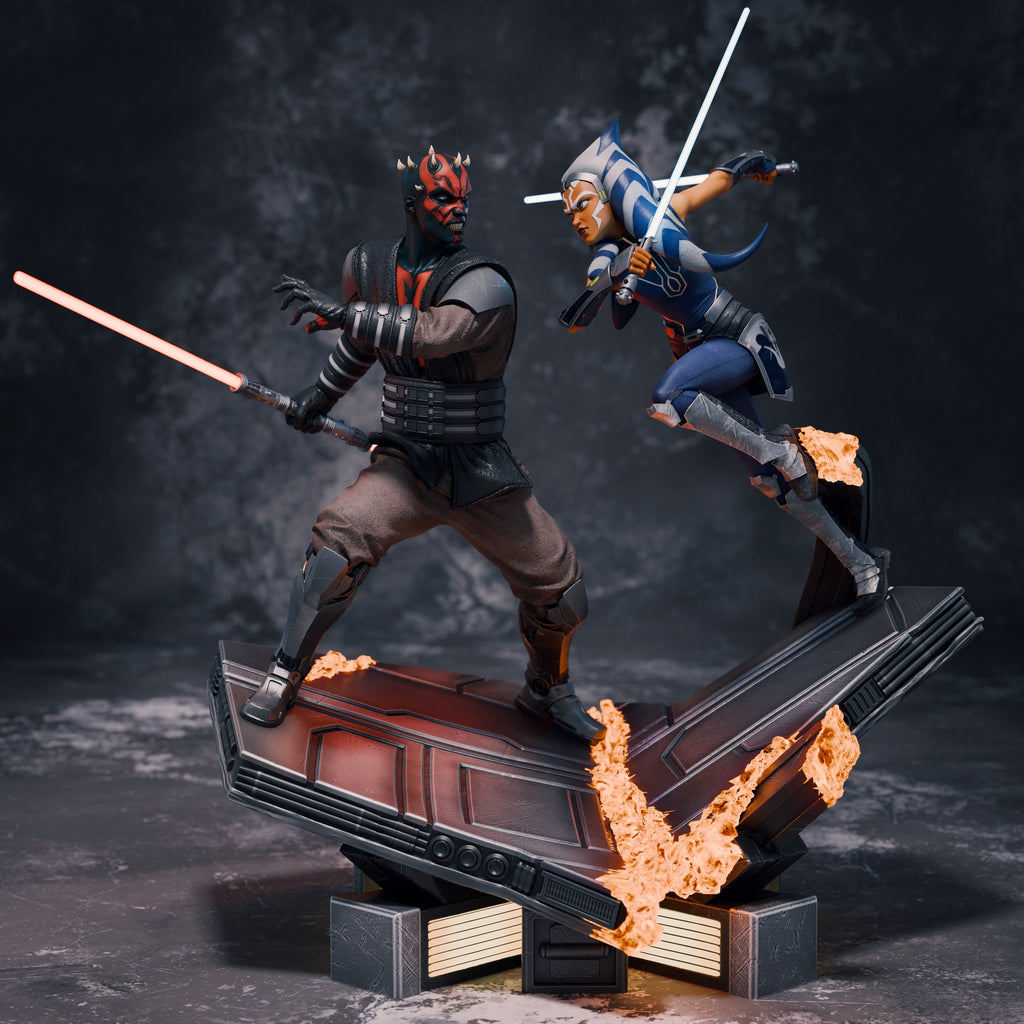 Ahsoka Tano and Darth Maul — studio render 4