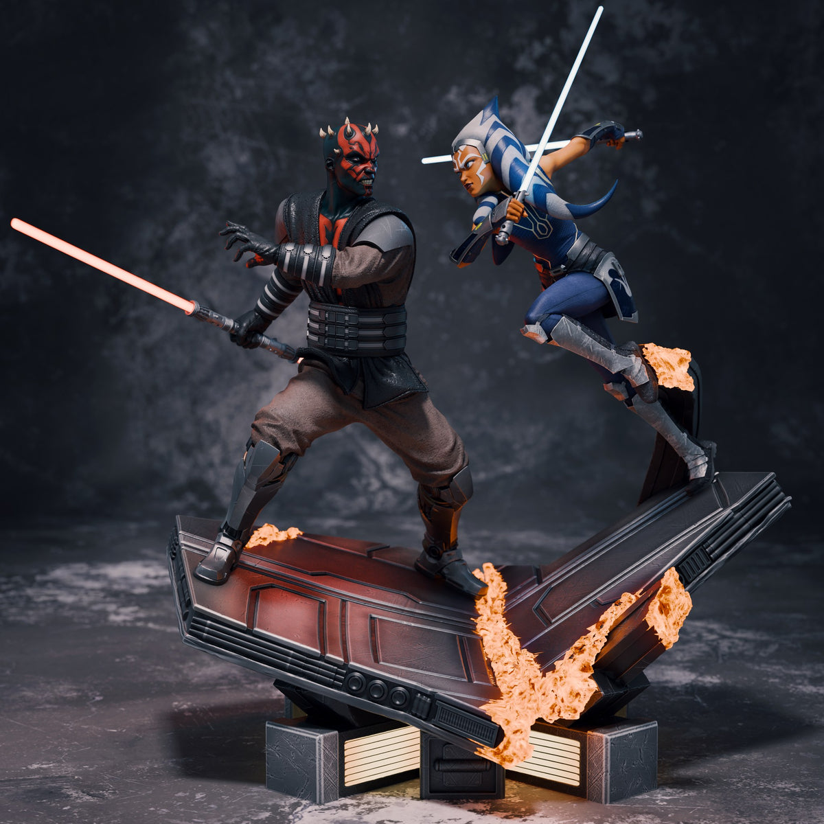 Ahsoka Tano and Darth Maul — studio render 4