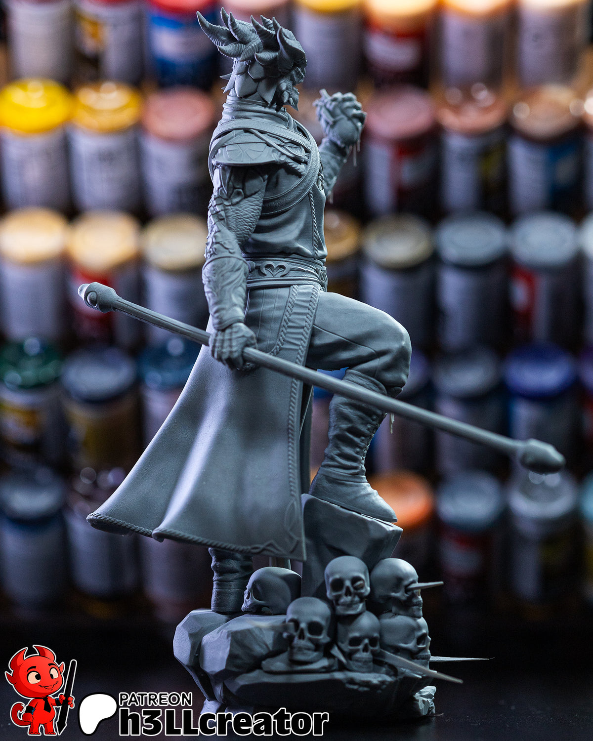 Dark Urge (Baldur's Gate) resin figure by h3LLcreator — studio render 5