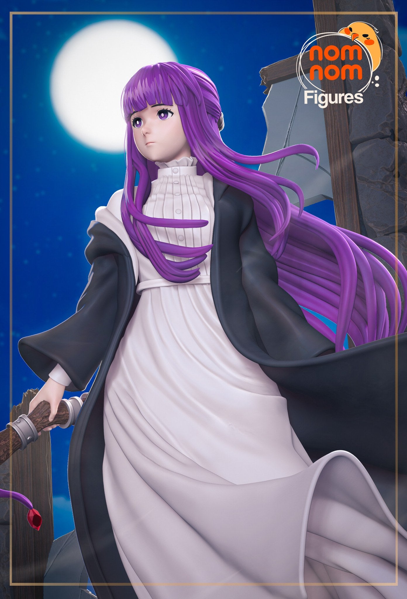 Fern Frieren Beyond Journey's End resin figure by NomNom Figures — studio preview 1
