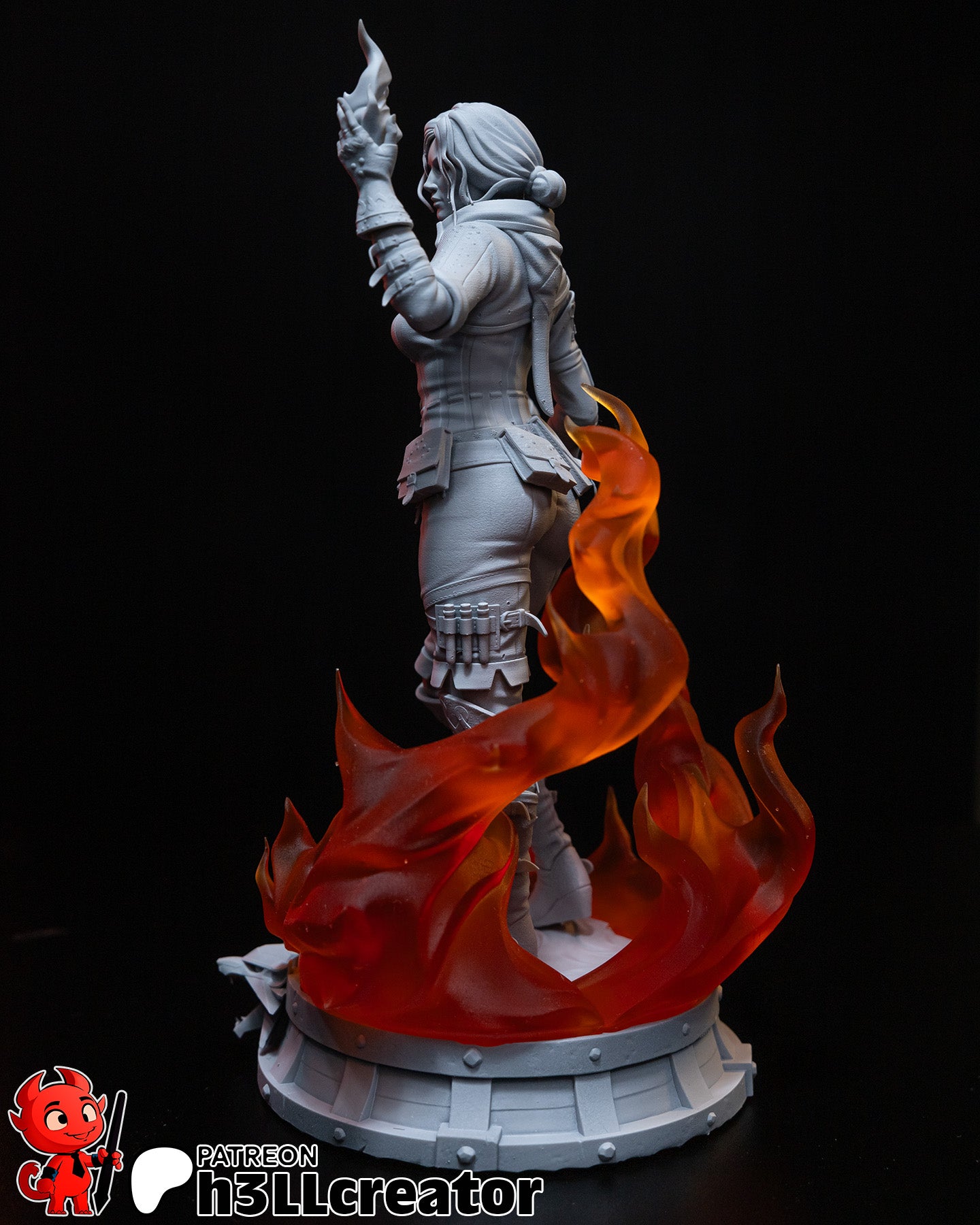 Triss Merigold (The Witcher) resin figure by h3LLcreator — studio render 10