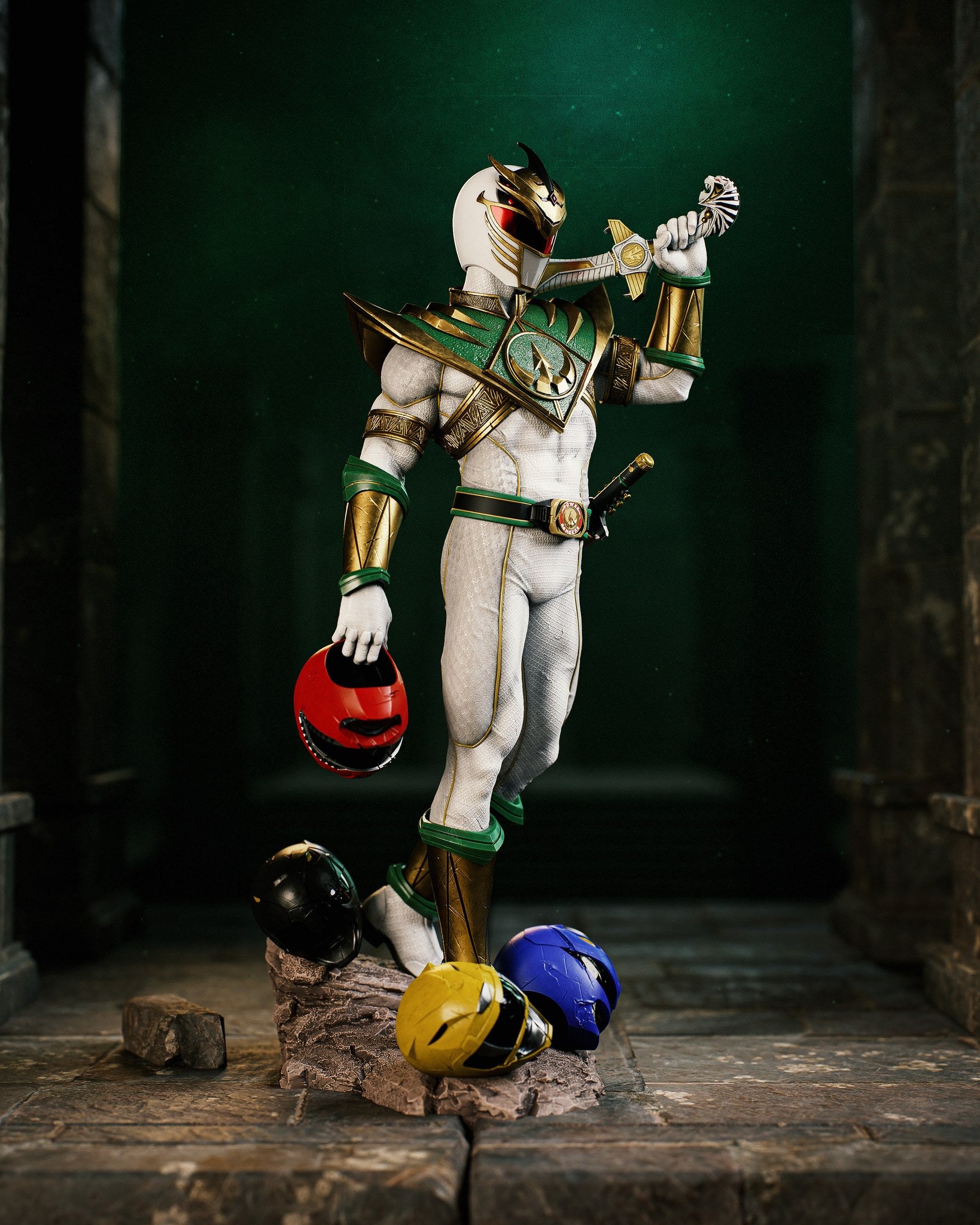 Lord Drakkon Power Rangers resin figure by CA 3D Studios — studio preview 2