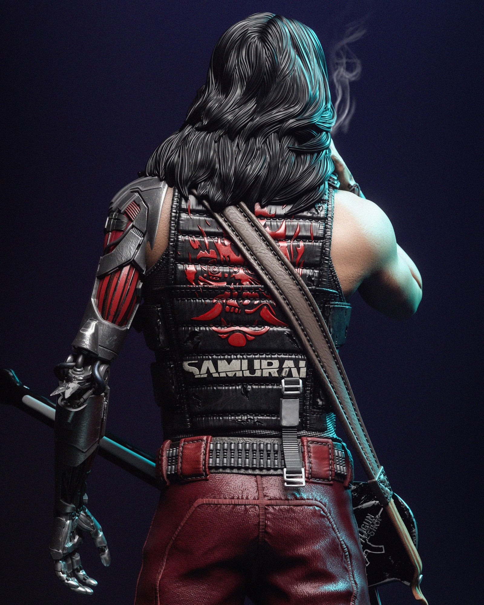 Johnny Silverhand — studio render 3