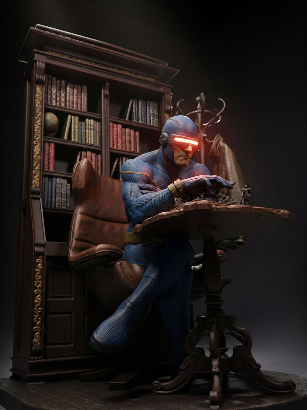 Cyclops Marvel resin figure by CA 3D Studios — studio preview 1