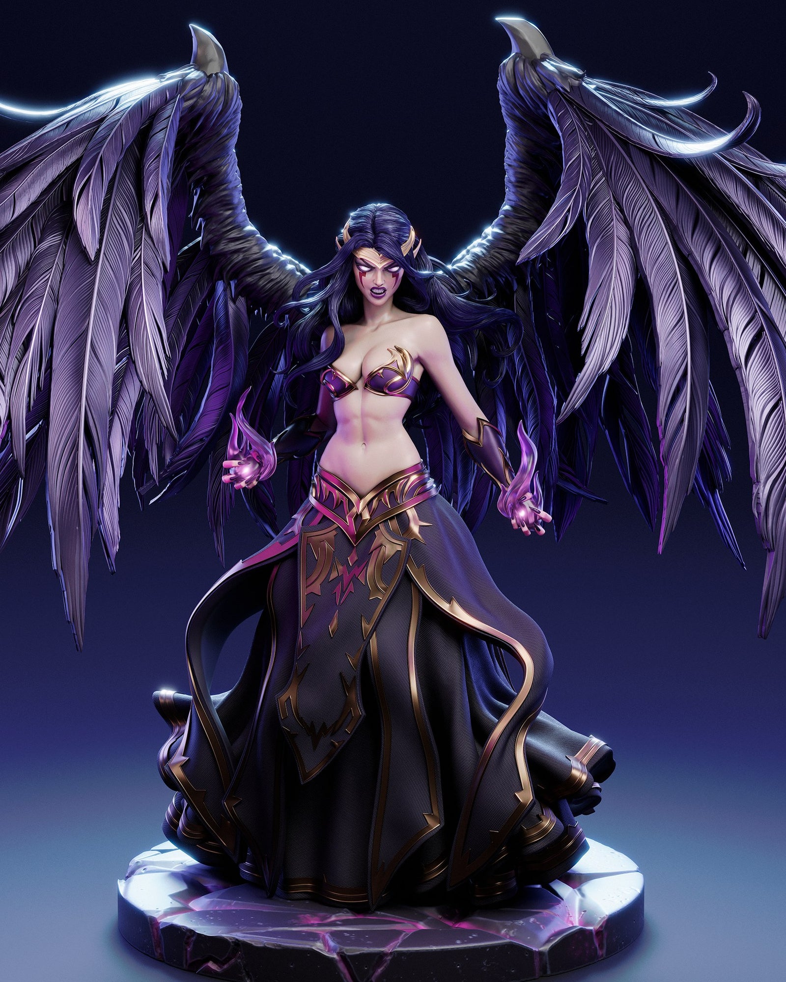 Morgana League of Legends resin figure by CA 3D Studios — studio preview 2