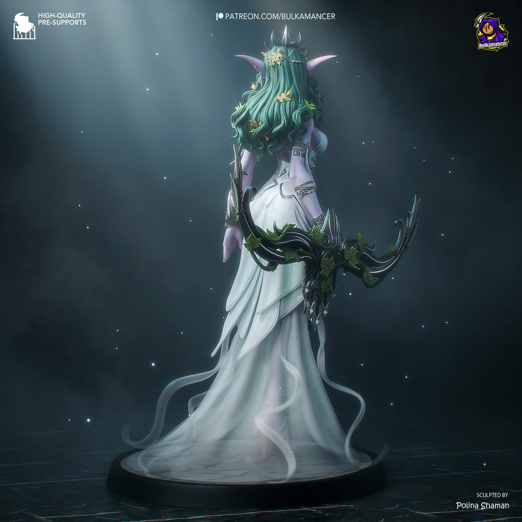 Tyrande Whisperwind (World of Warcraft) resin figure by Bulkamancer — studio render 7