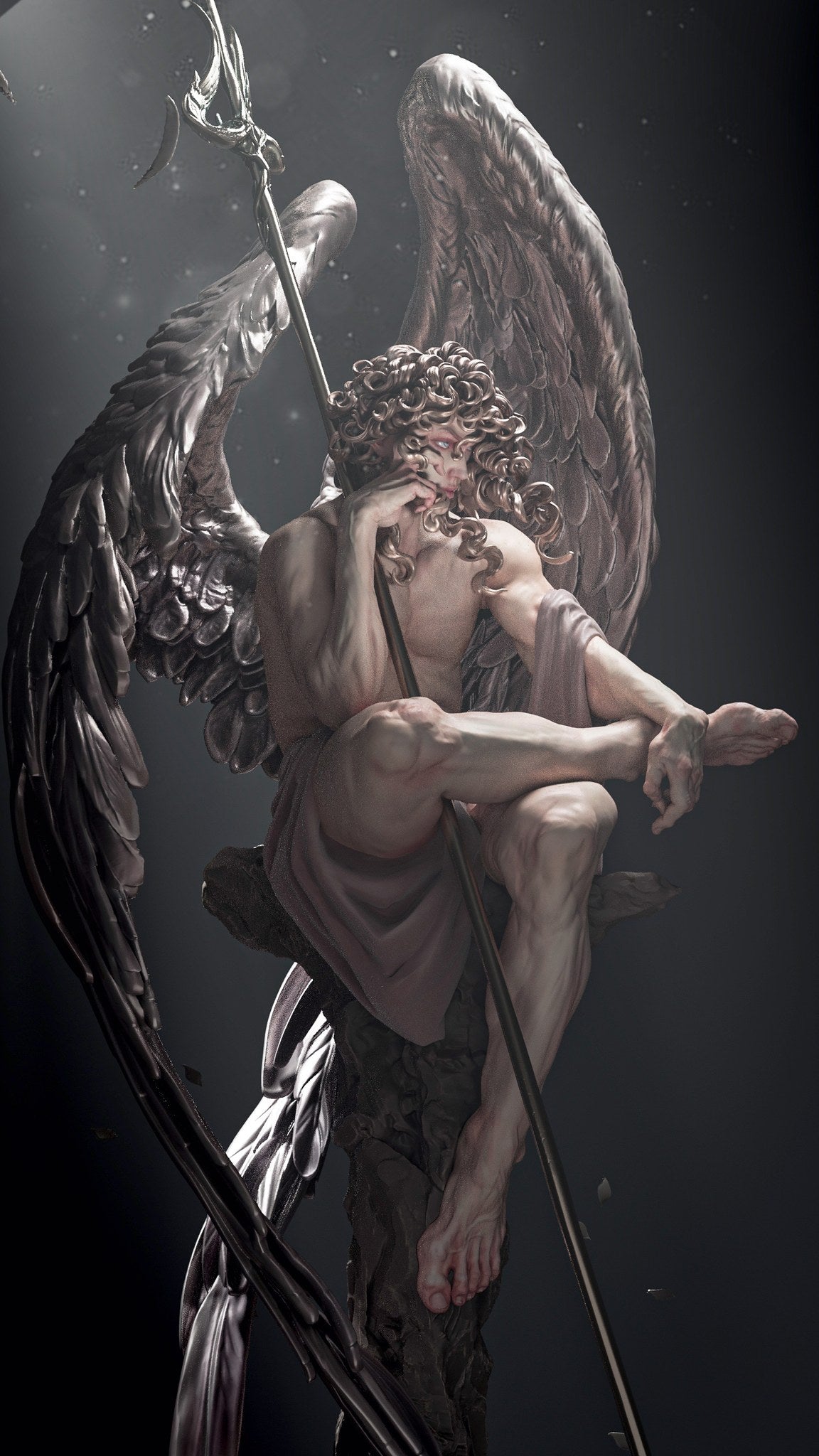 Fallen Angel _Original Characters resin figure by CA 3D Studios — studio preview 2