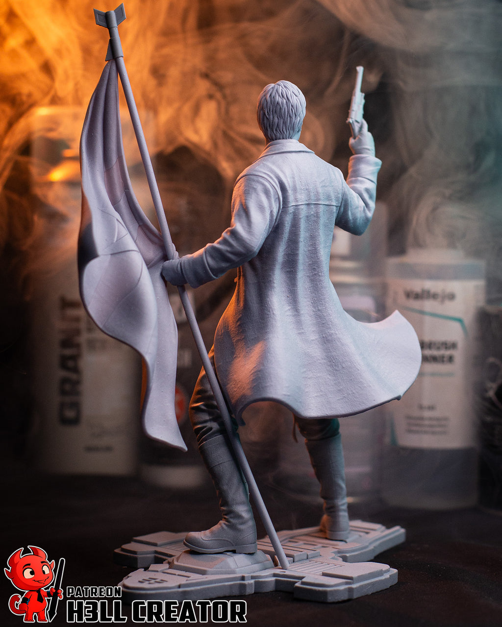 Malcolm Reynolds (Firefly) resin figure by h3LLcreator — studio render 14