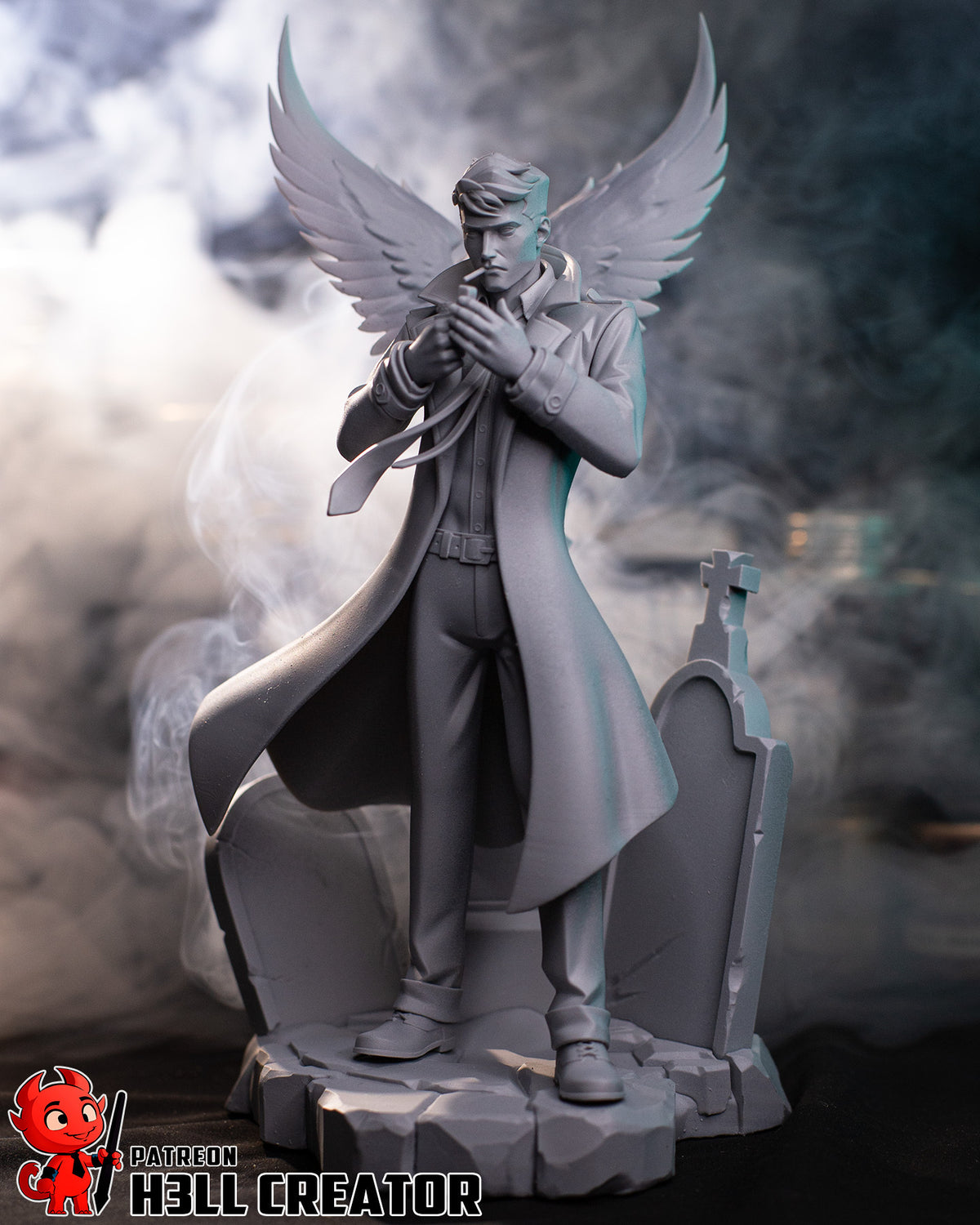 John Constantine (DC) resin figure by h3LLcreator — studio render 10