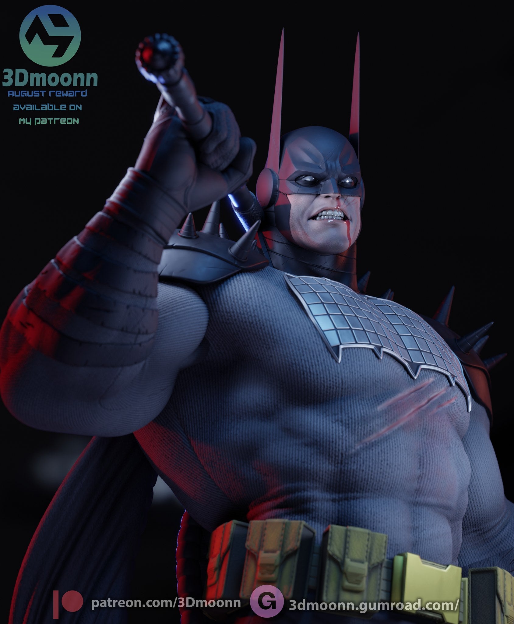 batman dc 3dmoonnabsolute