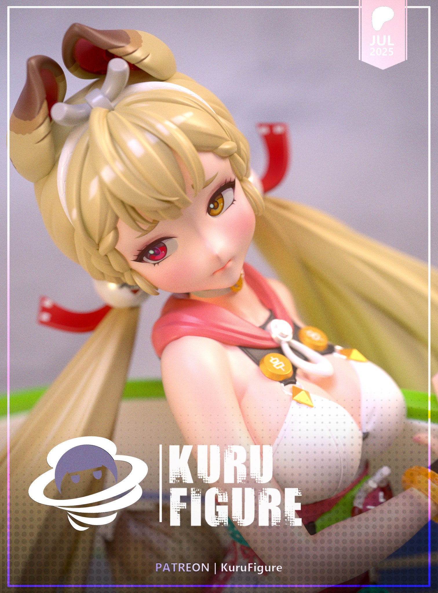 Alice (Alice) resin figure by Kuru Figures — studio render 1