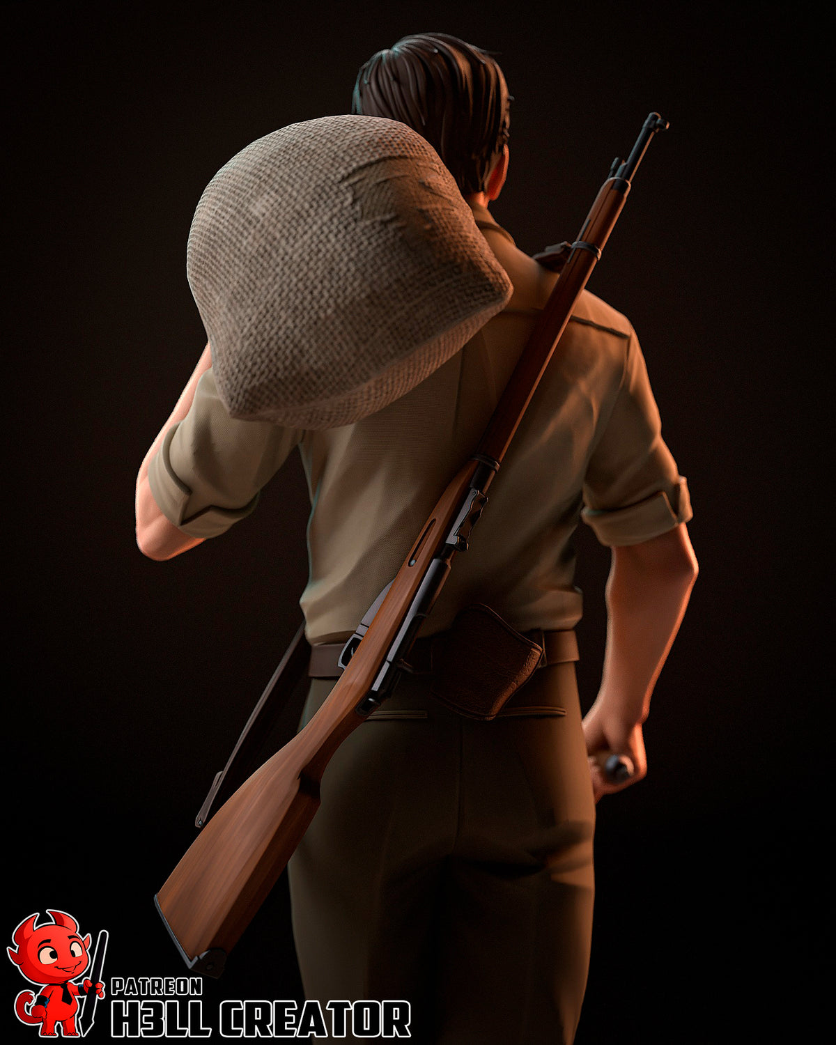 Enzo Favara (Mafia The Old Country) resin figure by h3LLcreator — studio render 6