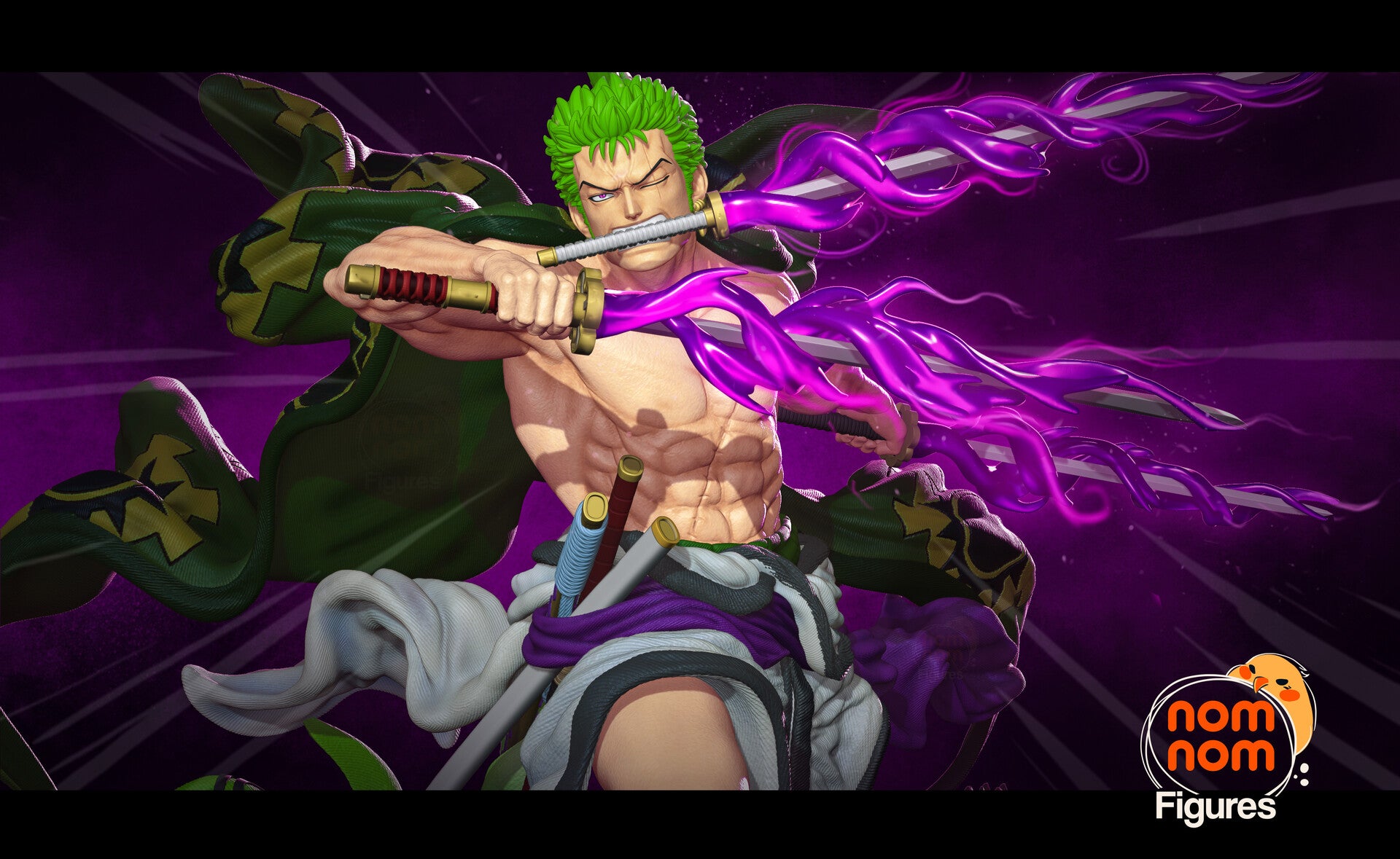 Roronoa Zoro — studio render 2