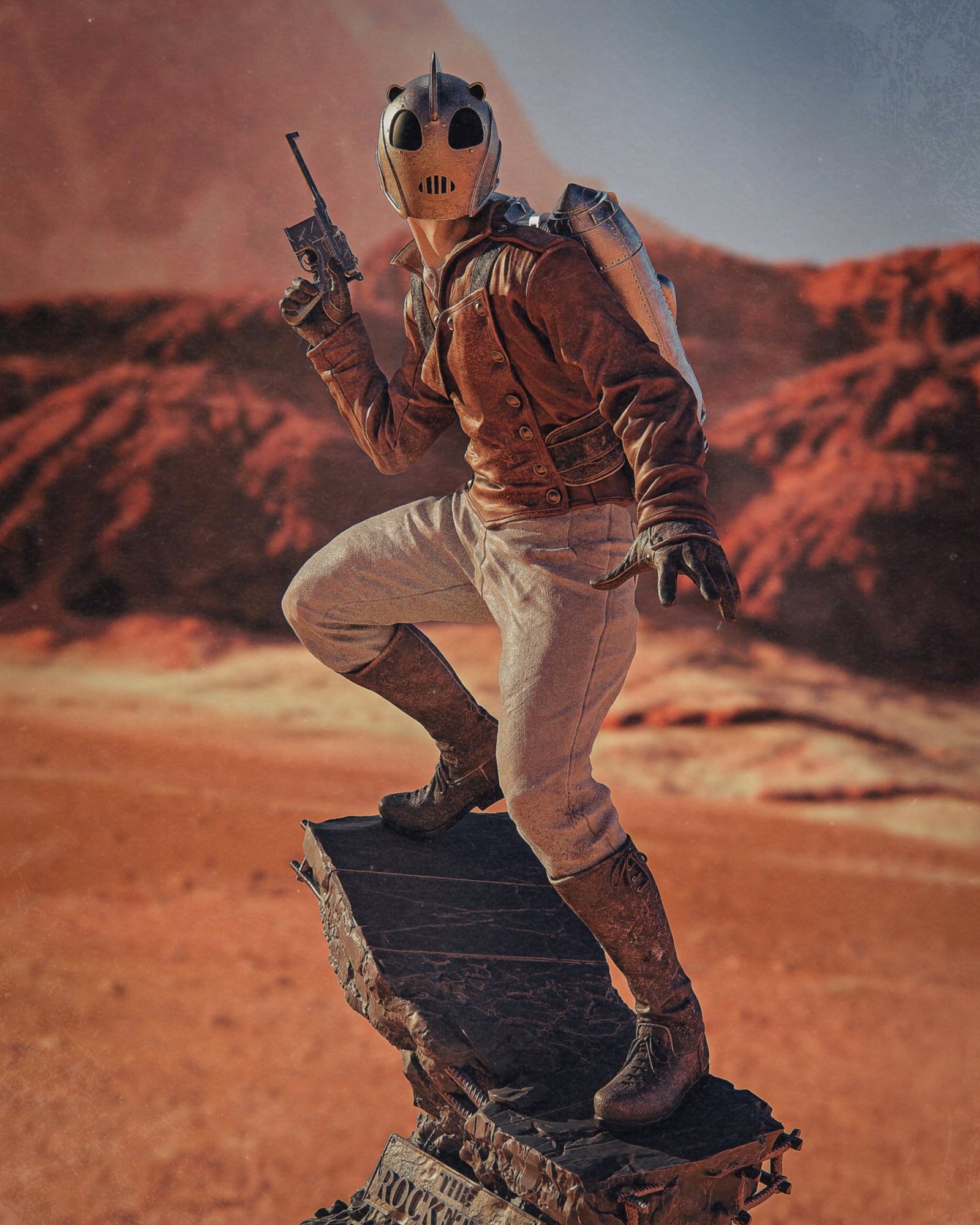 The Rocketeer (The Rocketeer) resin figure by CA 3D Studios — studio render 5