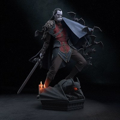 Strahd von Zarovich (Dungeons and Dragons) resin figure by h3LLcreator — studio render 2