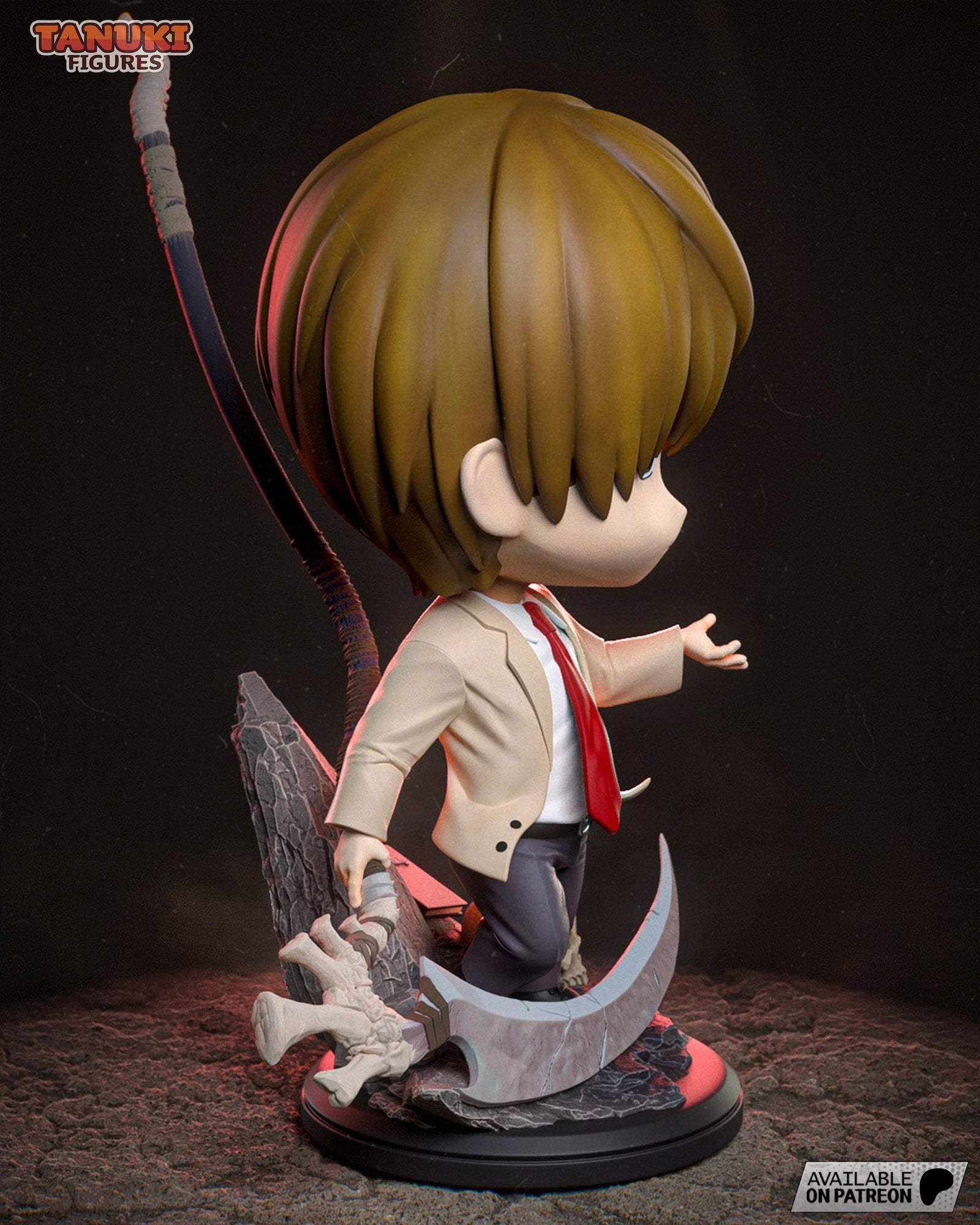 Light Yagami (Death Note) resin figure by Tanuki Figures — studio render 3