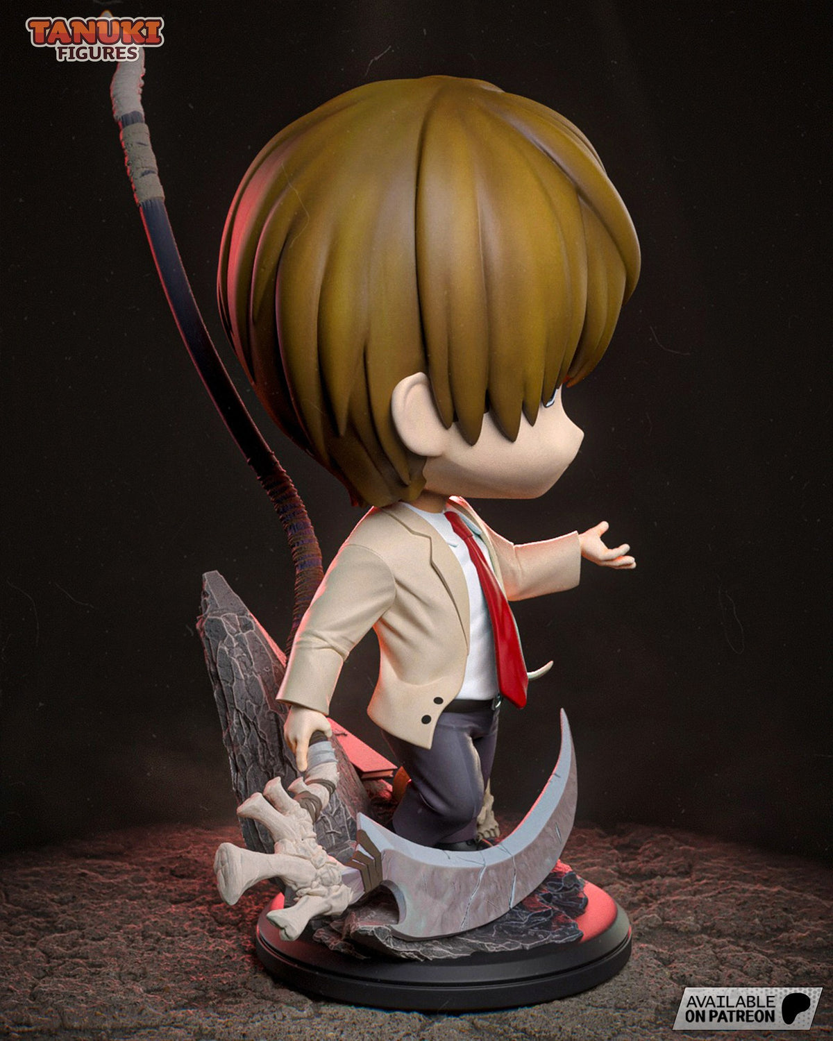 Light Yagami (Death Note) resin figure by Tanuki Figures — studio render 3