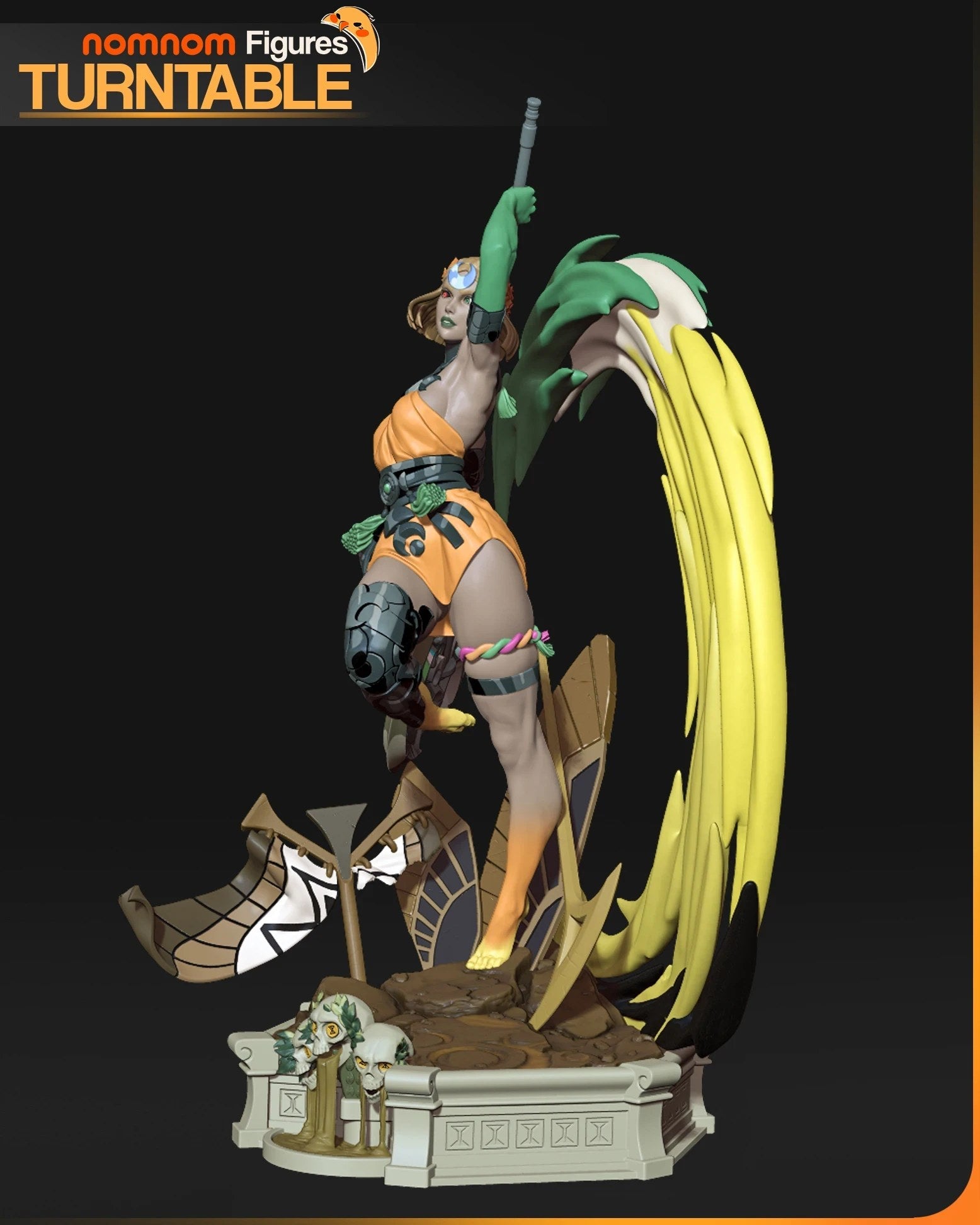 Melinoe Hades resin figure by NomNom Figures — studio preview 5