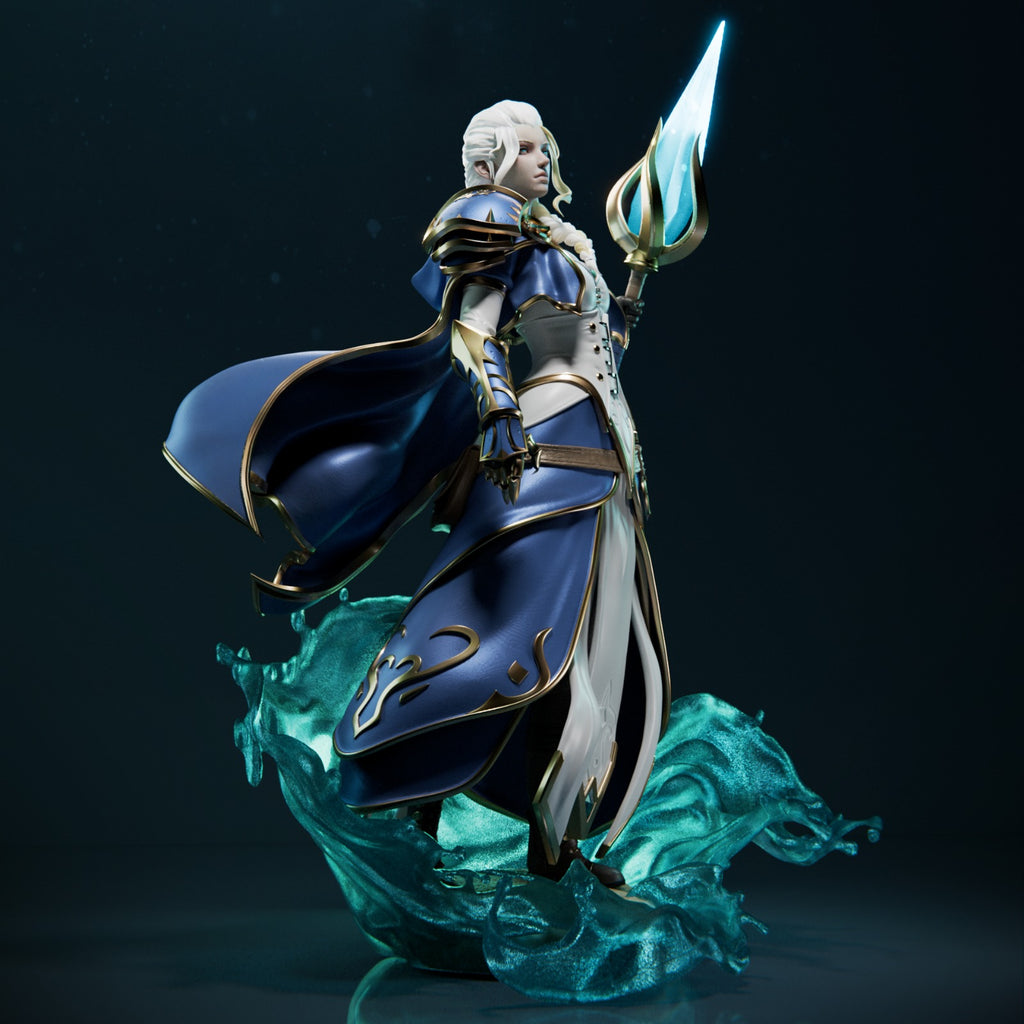 Jaina Proudmoore World of Warcraft resin figure by CA 3D Studios — studio preview 2